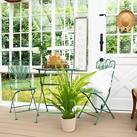 3ft. UV Resistant Artificial Boston Fern Potted Plant with Real Touch Leaves (Indoor/Outdoor)