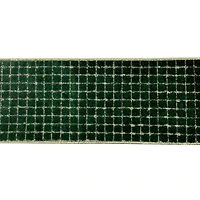 3.5" x 20ft. Green & Gold Grid Wired Ribbon by Celebrate It®