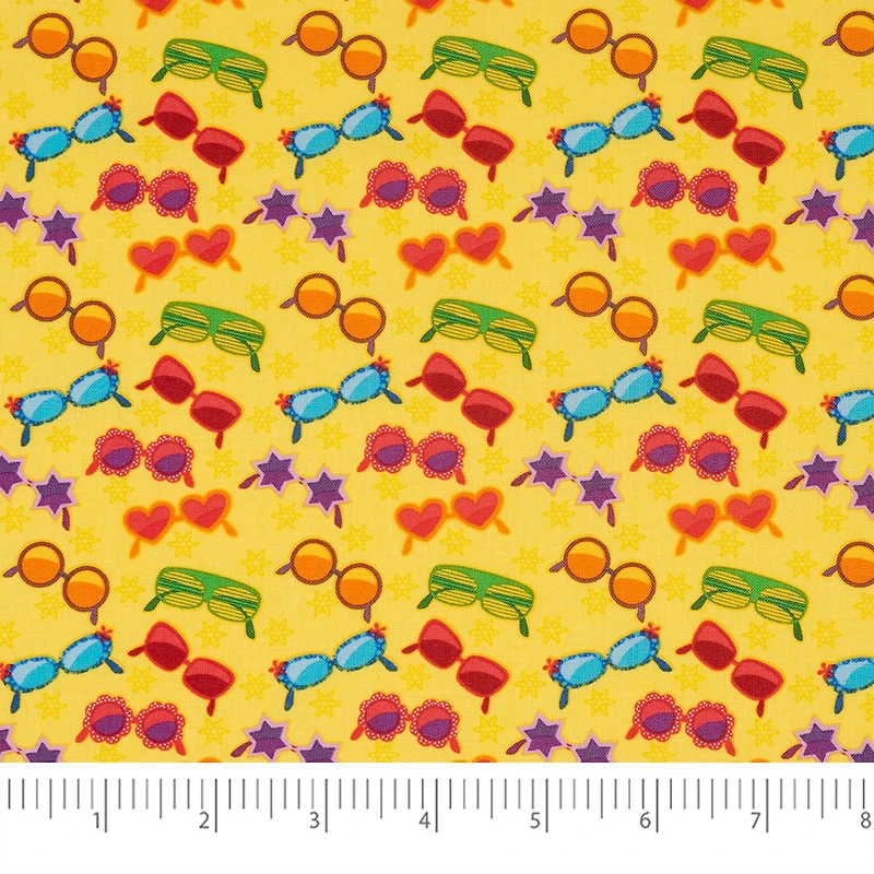 SINGER Rainbow Summer Sunglasses Cotton Fabric
