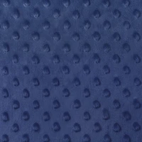 Navy Blue Minky Dot