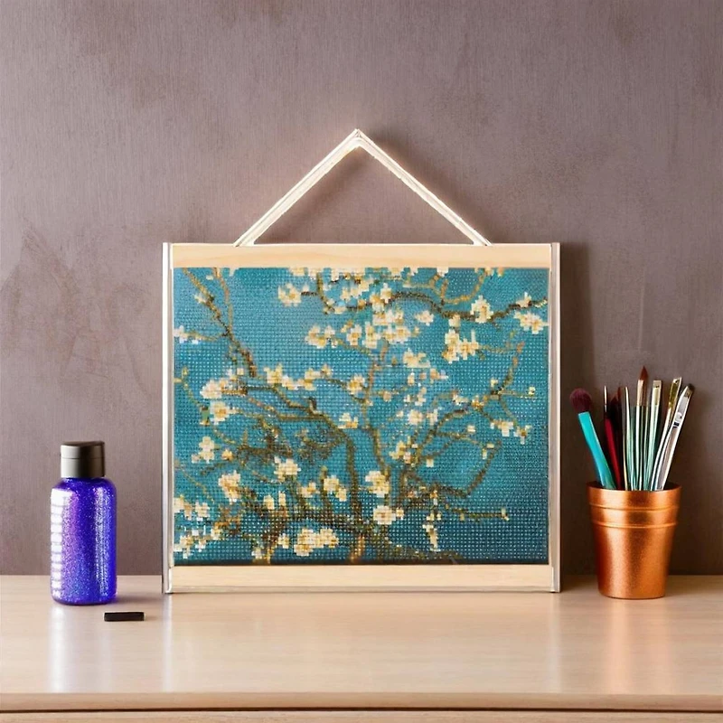 Almond Blossom with Frame Diamond Art Kit by Make Market®
