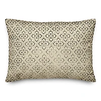 Floral Tile Pattern Throw Pillow 14" x 20"