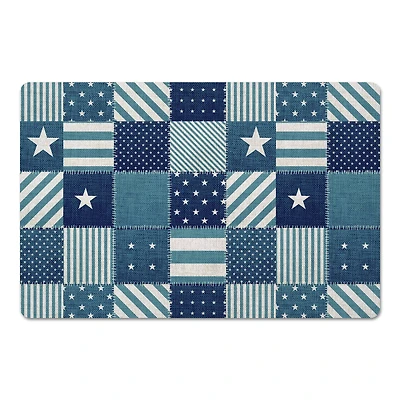 Nautical Patchwork Floor Mat