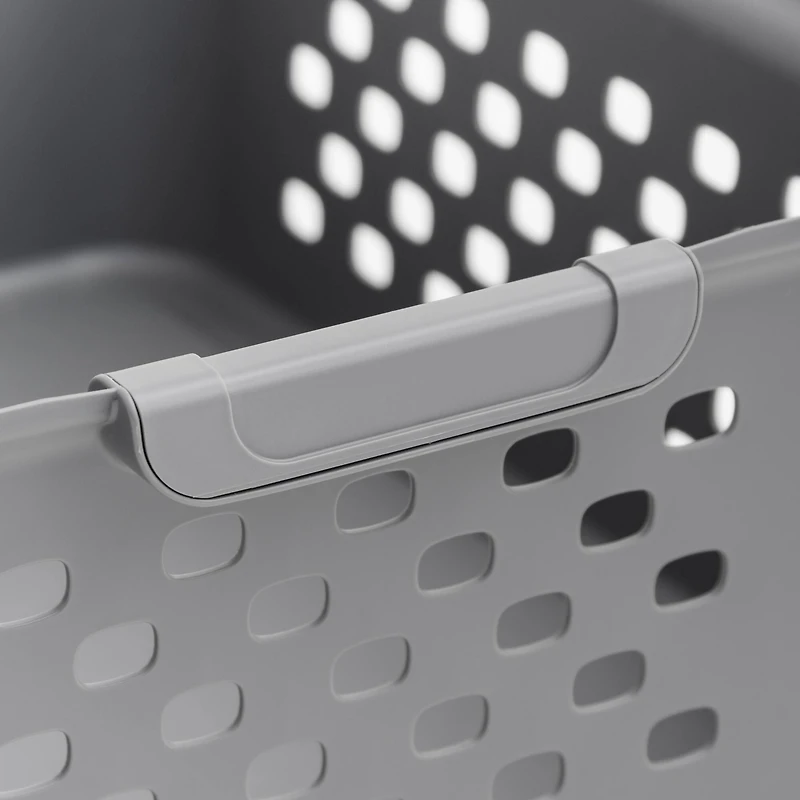 IRIS Gray Small Organizer Storage Basket, 10ct.