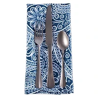 DII® Blue Paisley Print Outdoor Napkins, 6ct.