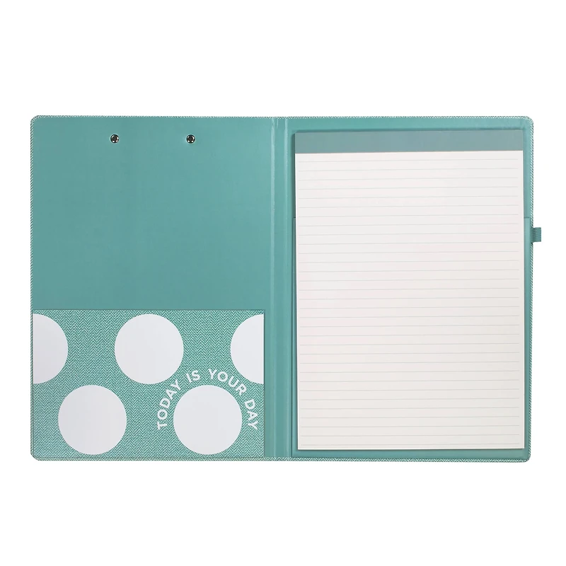 Steel Mill & Co.® Textured Large Dots Clipboard Folio