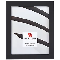 Craig Frames Essentials Mystic Satin Black Picture Frame