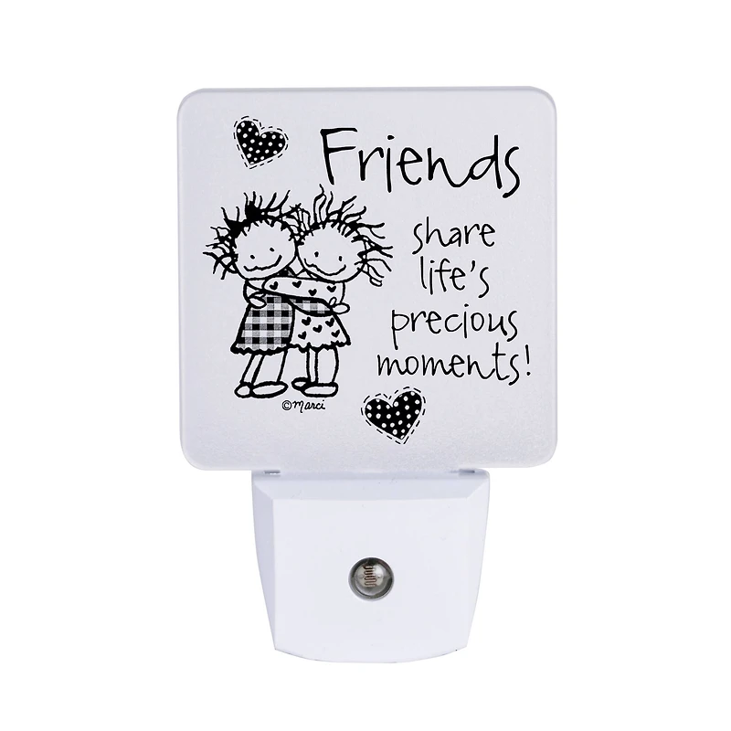Marci Art Friends Share Life's Precious Moments Night Light