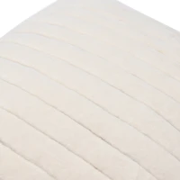 Hello Honey® 20" Square Quilted Velvet Pillow Cover with Channel Stitch