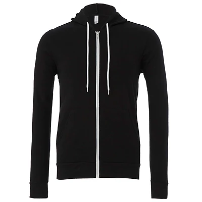BELLA+CANVAS® Cotton Fleece Full-Zip Adult Unisex Hoodie