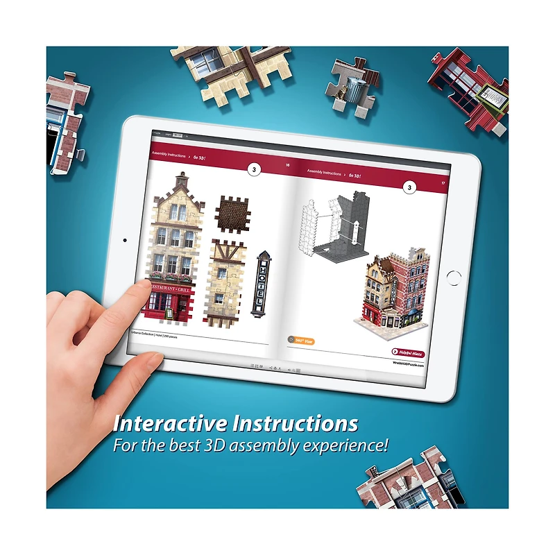 Urbania Collection - Hotel 3D Puzzle: 295 Pcs