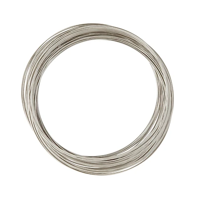 Beadalon® Stainless Steel Memory Wire Bracelet, Extra Large