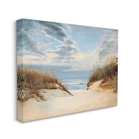 Stupell Industries Alluring Cloudy Beach Path Canvas Wall Art