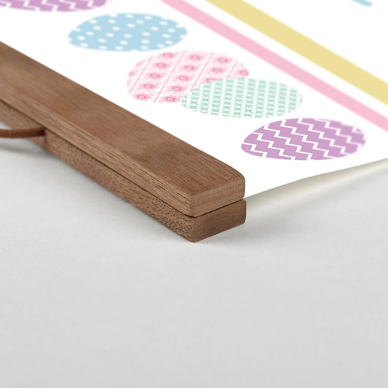 Welcome to Our Burrow 16" x 20" Teak Hanging Canvas