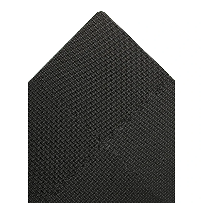 FloorPops Black Puzzle Interlocking Floor Tiles Set of 9