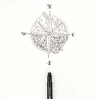 Tombow MONO 005 Black Drawing Pens, 2ct.