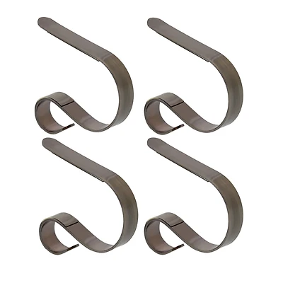 Haute Decor Antique Brass MantleClip Jr., 4ct.