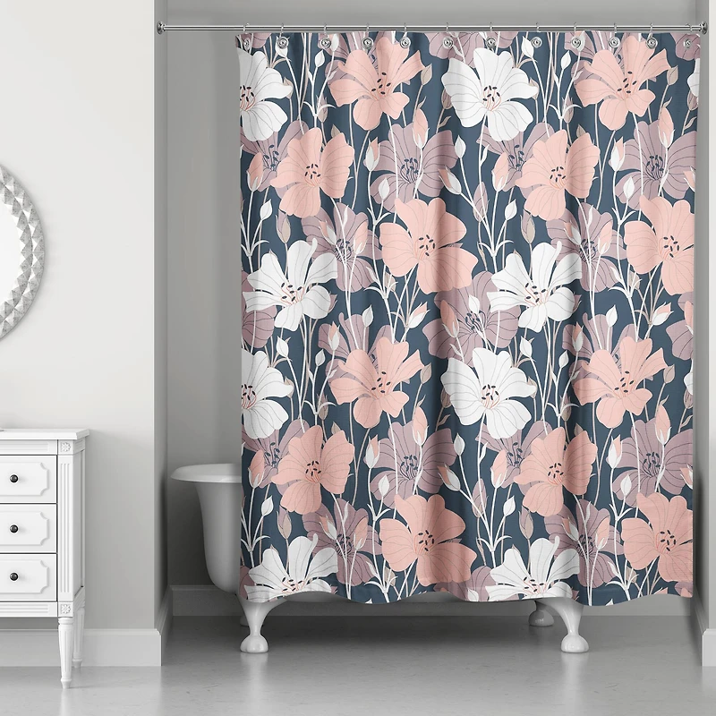 Growing Floral 71" x 74" Shower Curtain