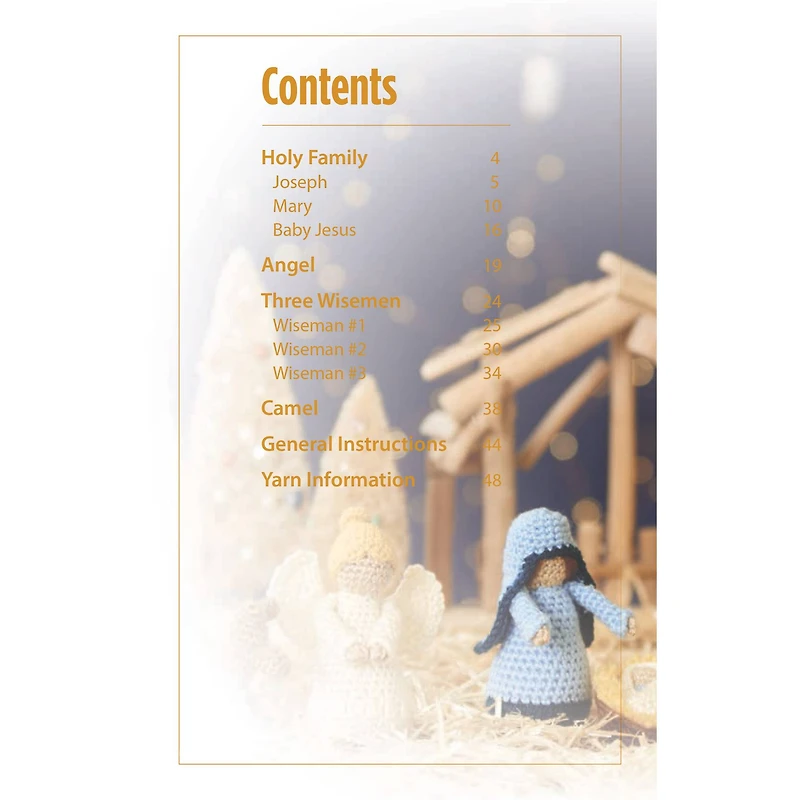 Leisure Arts® Crochet Nativity Book
