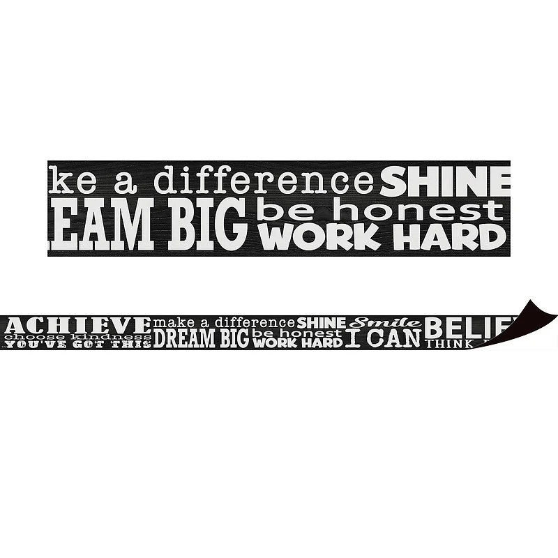 Teacher Created Resources Modern Farmhouse Positive Sayings Magnetic Border, 48ft.