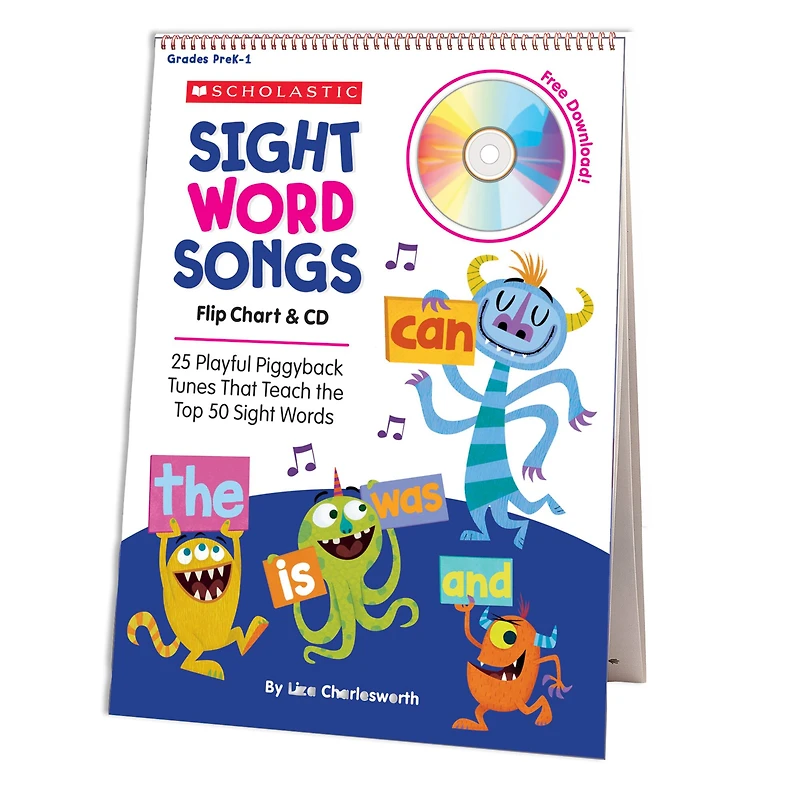 Scholastic® Sight Word Songs Flip Chart & CD