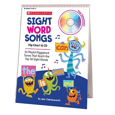 Scholastic® Sight Word Songs Flip Chart & CD
