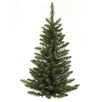 3ft. Pre-Lit Camdon Fir Artificial Christmas Wall Tree, Clear Dura-Lit® Lights