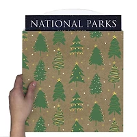 TF Publishing Green Trees Calendar Wrap, 12" x 12"