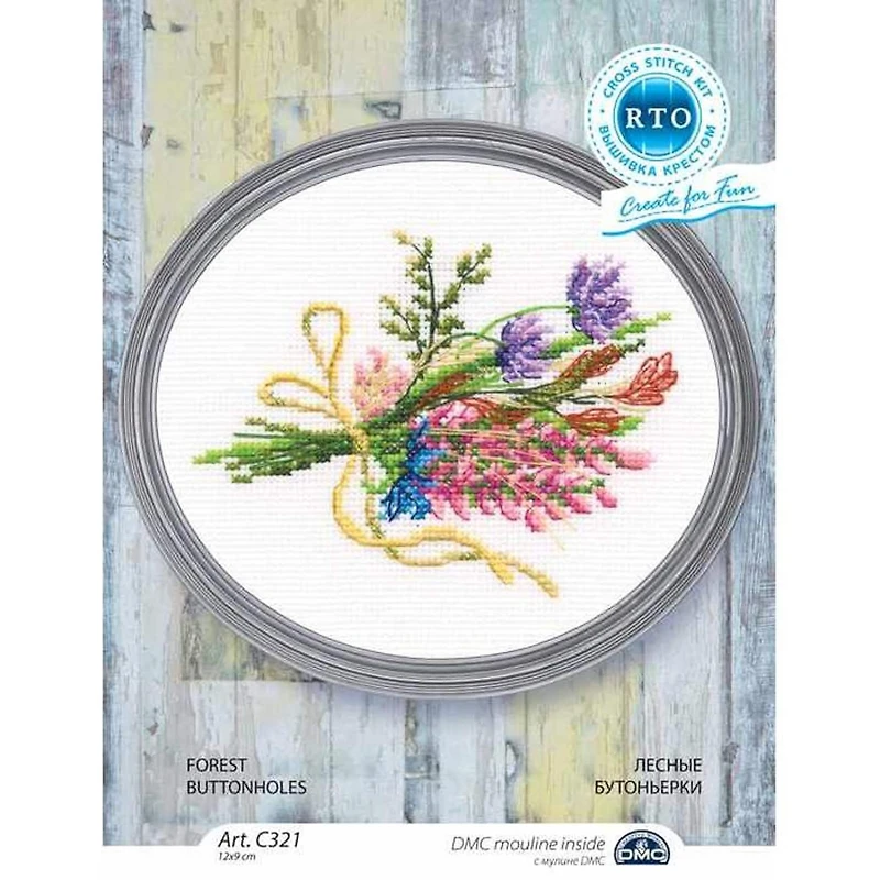 RTO Forest Buttonholes Counted Cross Stitch Kit