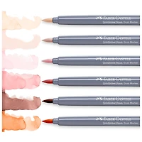 Goldfaber Portrait Dual Ended Aqua Marker 6ct.