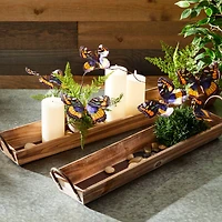 Wooden Tray Set with Handles