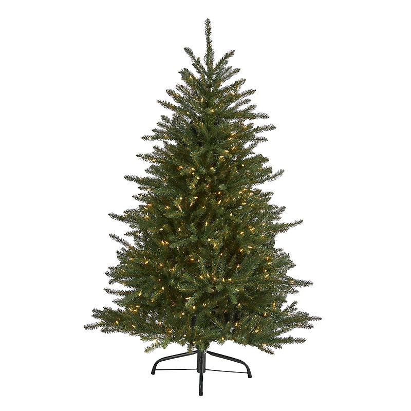 5ft. Pre-Lit Napa Valley Fir Artificial Christmas Tree, Clear LED Lights
