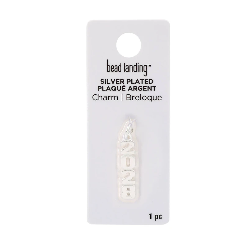 Silver Plated 2028 Charm by Bead Landing™