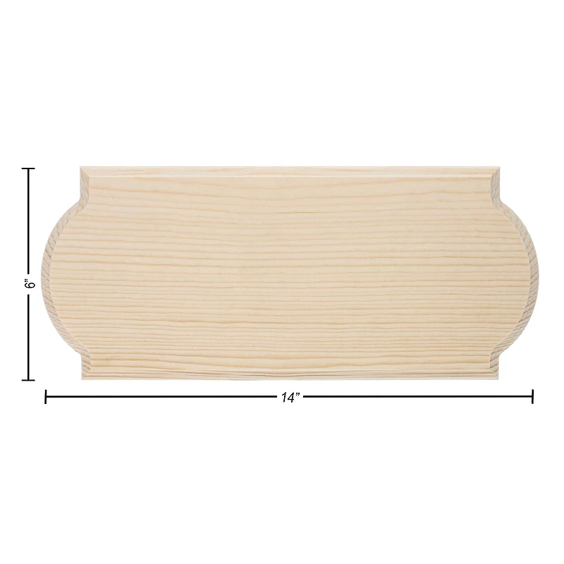 Good Wood by Leisure Arts 14" Pine Innkeeper Sign Board