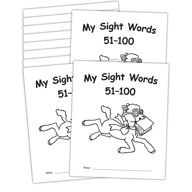 Teacher Created Resources My Own Books™: My Sight Words 51-100