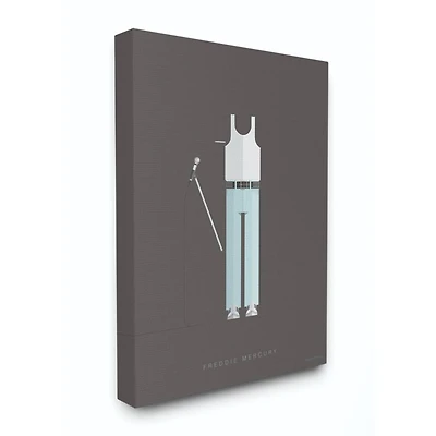 Stupell Industries Freddie Mercury Canvas Wall Art