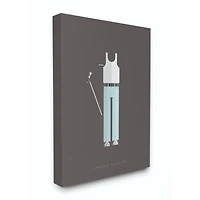 Stupell Industries Freddie Mercury Canvas Wall Art