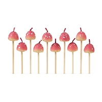 Fred® Woodland Wicks™ Mushroom Party Candles, 10ct.