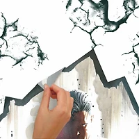 RoomMates Alex Ross Superman Cracked Peel & Stick Giant Wall Decal