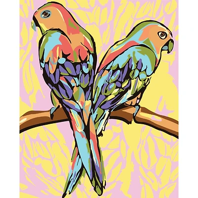 Parrots Paint-by-Number Kit by Artist's Loft®