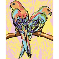 Parrots Paint-by-Number Kit by Artist's Loft®