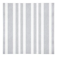 Textured Blue Stripes 10" x 10"  Cotton Twill Napkin
