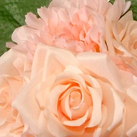 12" Peach Rose & Peony Bundle
