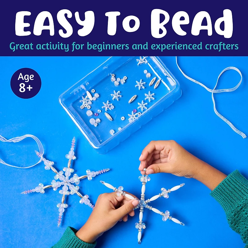 Creativity for Kids® Beaded Snowflake Ornaments