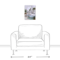 Soaker Tub 12" x 16" Canvas Wall Art