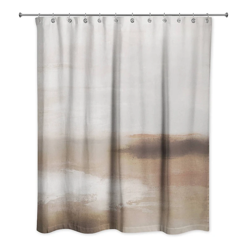 Soft Smooth Warm Abstract 71" x 74" Shower Curtain
