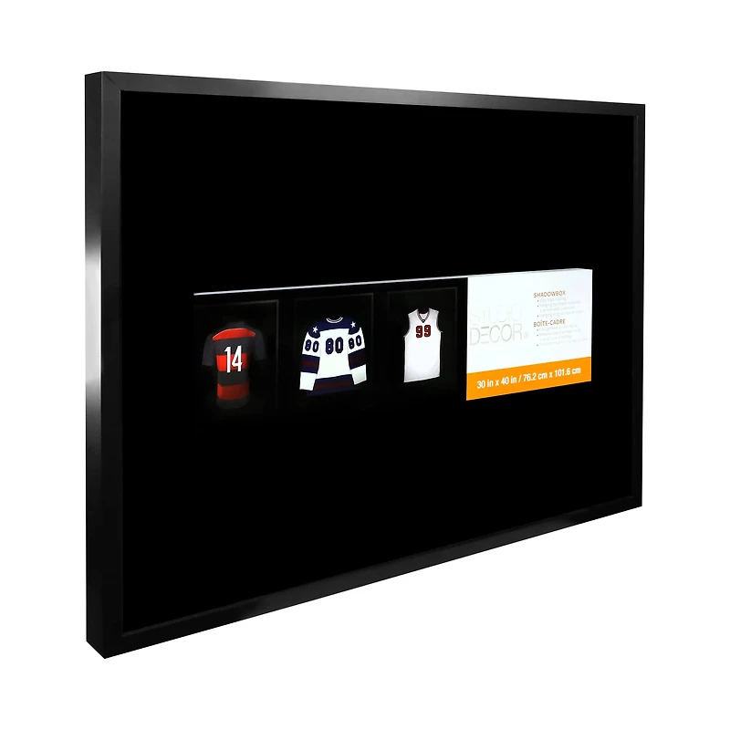 30" x 40" Black Large Shadow Box by Studio Décor®