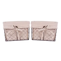 DII® Medium Chicken Wire Baskets, 2ct.