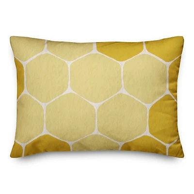 Simple Honeycomb 14" x 20" Throw Pillow