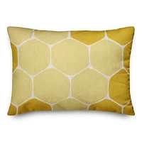 Simple Honeycomb 14" x 20" Throw Pillow